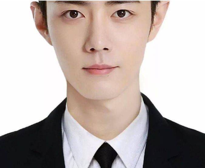 手机拍证件照，换正装有领衣服及底色的方法